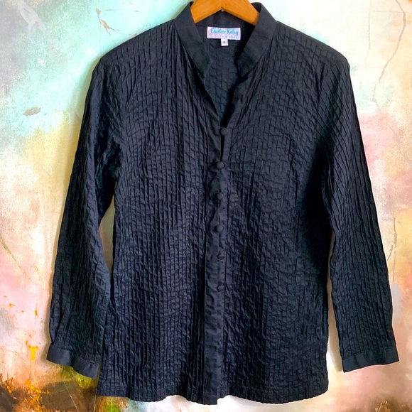 SOLD ❤️ Charlotte Kellogg Palm Beach S Cotton Top Resort Wear NWOT - Picture 2 of 13